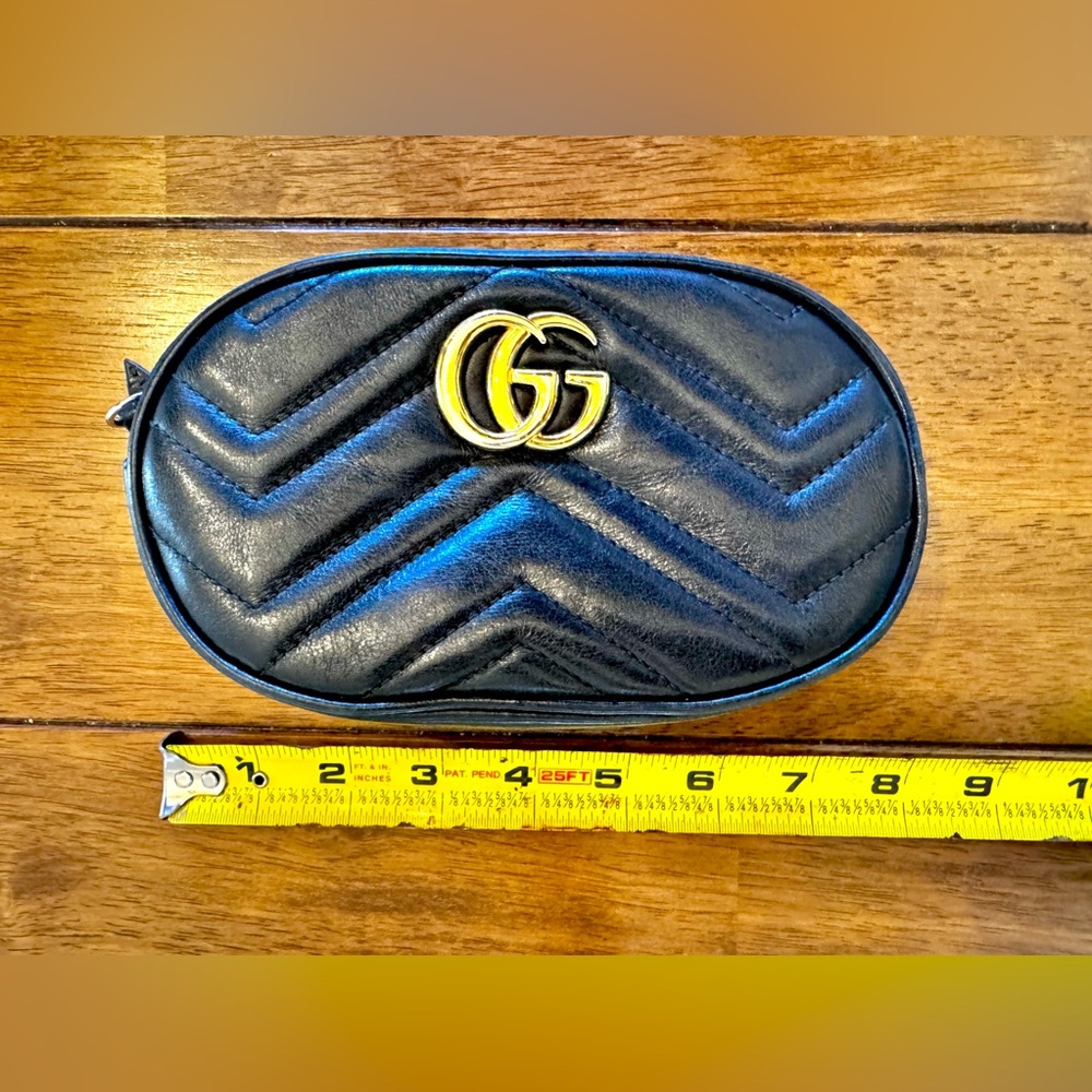 Gucci (GG Logo) Marmont Matelassé Leather Bag - Picture 7 of 13